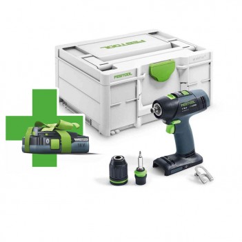 Akku-Bohrschrauber T 18+3 + 1 Akku Promo 2022 Festool