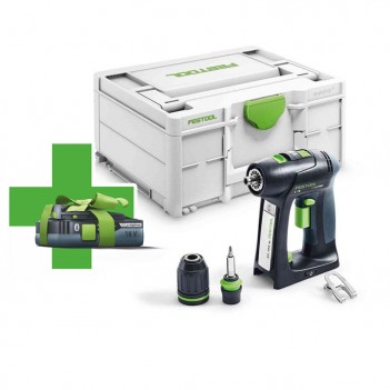 Akku-Bohrschrauber C 18 + 1 Akku Promo 2022 Festool