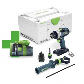 Akku-Bohrschrauber QUADRIVE TDC 18/4 I-Basic Promo 2022 Festool
