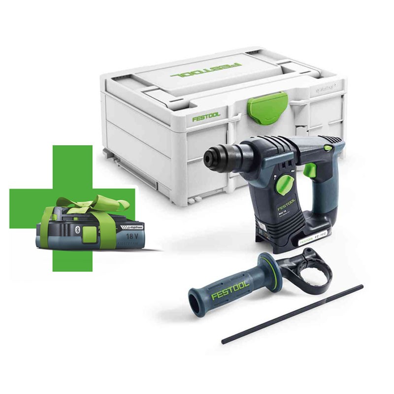 Perforateur sans fil BHC 18-Basic + 1 Accu Promo 2022 Festool