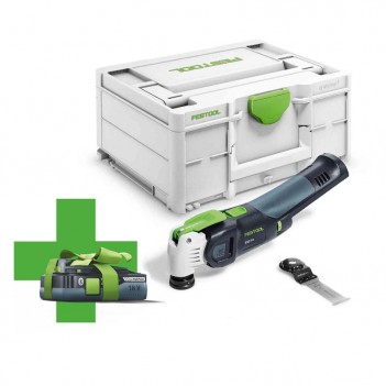 Akku-Oszillierer VECTURO OSC 18 E-Basic + 1 Akku 2022 Festool