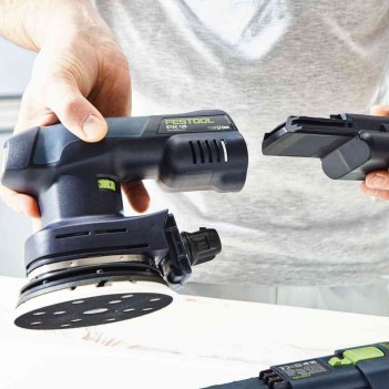 Ponceuse excentrique hybride ETSC 125-Basic + 1 Accu Promo 2022 Festool