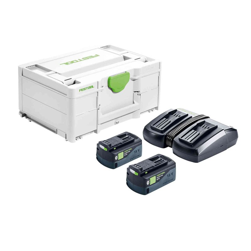Energie-Set SYS 18V 2x5,2/TCL 6 DUO Festool Energie-Set SYS 18V 2x5,2/TCL 6 DUO Festool