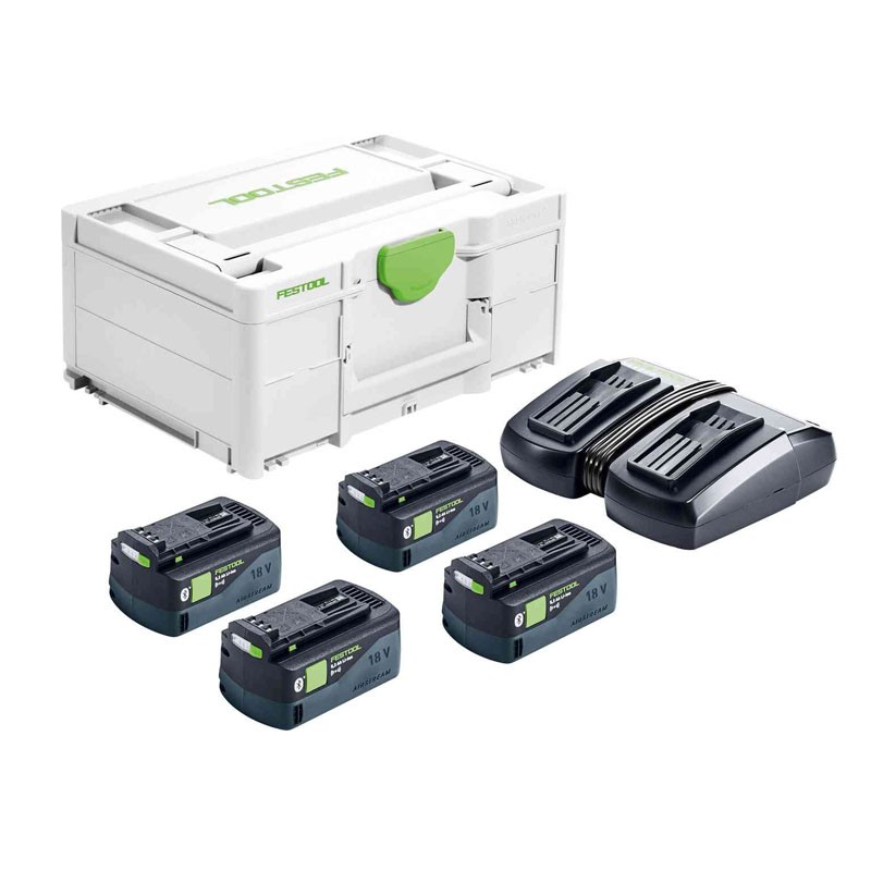 Set Énergie SYS 18V 4x5,2/TCL 6 DUO Festool