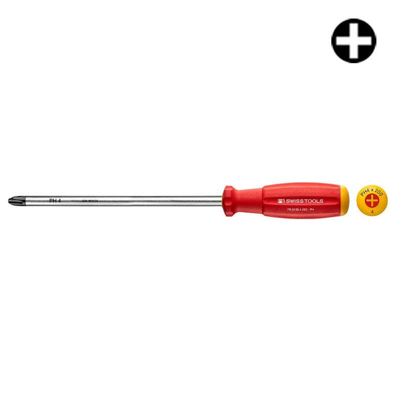 SwissGrip Schraubenzieher PB 8190.4-200 PB Swiss Tools SwissGrip Schraubenzieher PB 8190.4-200 PB Swiss Tools