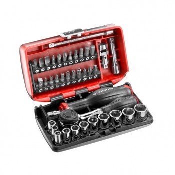 Jeu de douilles 1/4" 6 pans - métriques - R.360NANO Facom