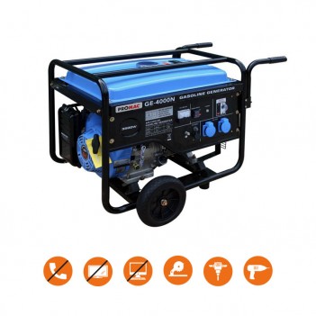 Groupe électrogène, génératrice essence GE 4000N Promac
