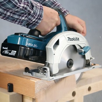 Scie circulaire à accus Ø 190 mm 2x18V AWS DHS710ZJ Makita