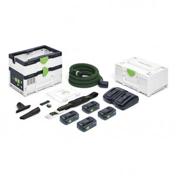 Akku-Absaugmobil CLEANTEC CTLC SYS HPC 4,0 I-Plus 2x18V Festool