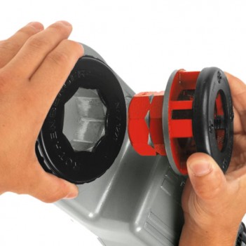 Gewindeschneidmaschine SUPERTRONIC 2000-Set, BSPT R,1/2-2", 230V Rothenberger