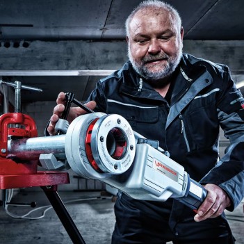 Gewindeschneidmaschine SUPERTRONIC 2000-Set, BSPT R,1/2-2", 230V Rothenberger