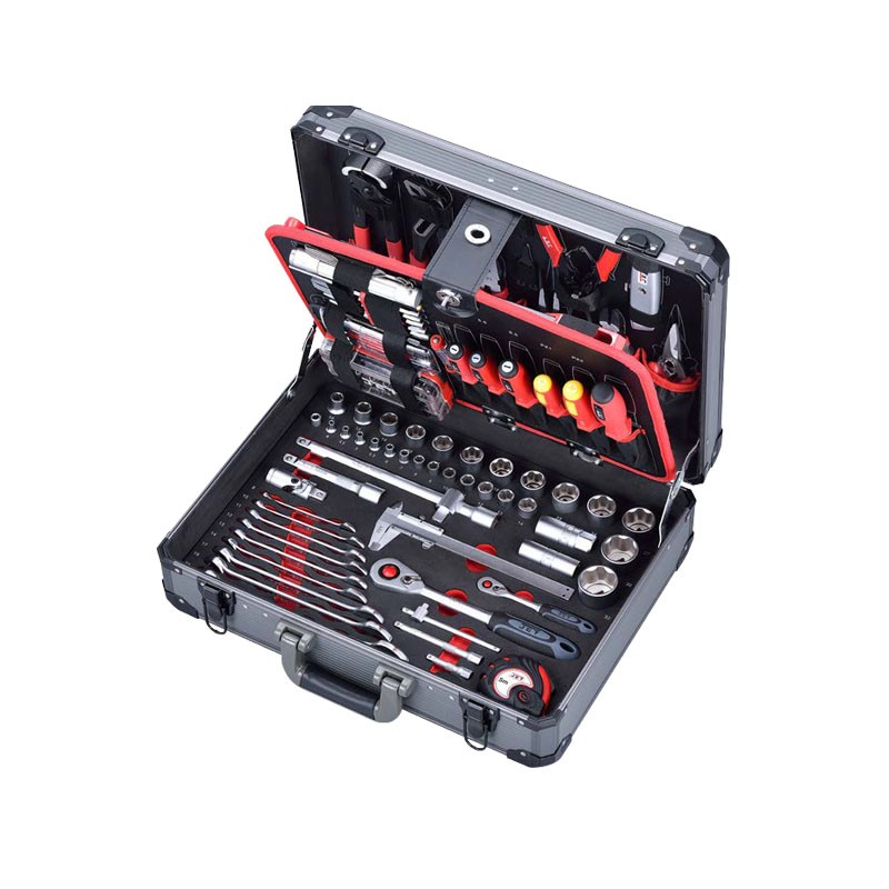 Coffret d'outils en ALU, 1/4" + 1/2", 136-pcs Y-136C Jet Coffret d'outils en ALU, 1/4" + 1/2", 136-pcs Y-136C Jet