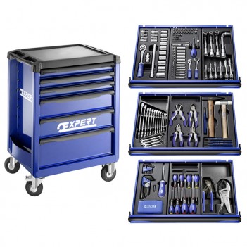 Servante 6 tiroirs et 9 modules 209 outils E220314 Facom Expert