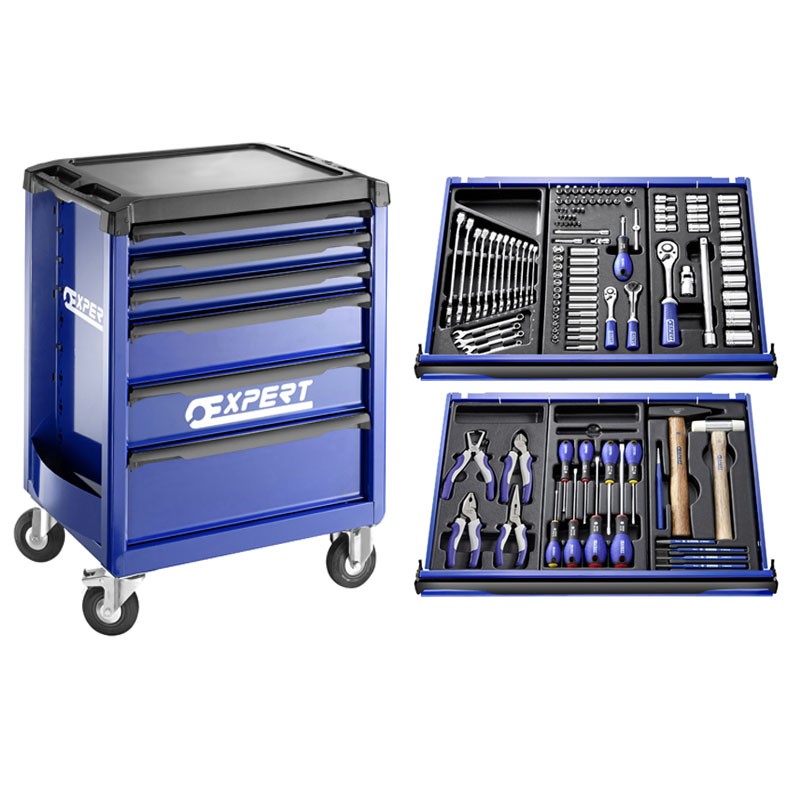 Servante 6 tiroirs et 6 modules 123 outils E220310 Facom Expert