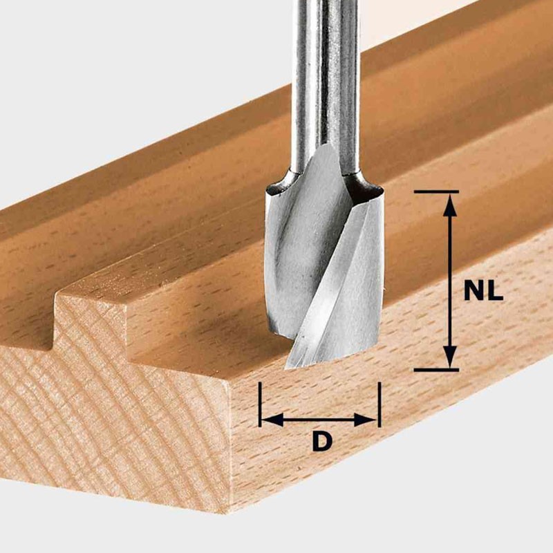 Fraise à rainurer hélicoïdale HW Spi S8 D10/30 Festool Fraise à rainurer hélicoïdale HW Spi S8 D10/30 Festool