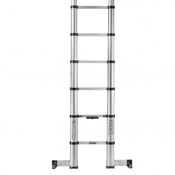 Sicherheits-Teleskop-Anlegeleiter 374 cm Fortec