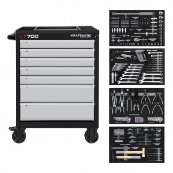 Servante d'atelier LT LINE LT700 7 tiroirs 337-pcs. Kraftwerk