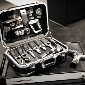Werkzeugkoffer B160, 3/8", mit Bohrschrauber 164 pcs. Kraftwerk