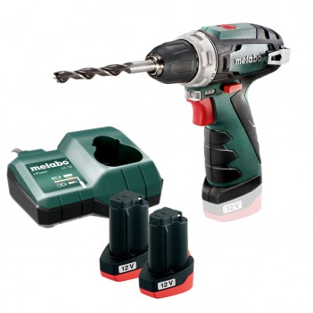 Akku-bohrschrauber 12V + Akku Powermaxx BS Basic Metabo