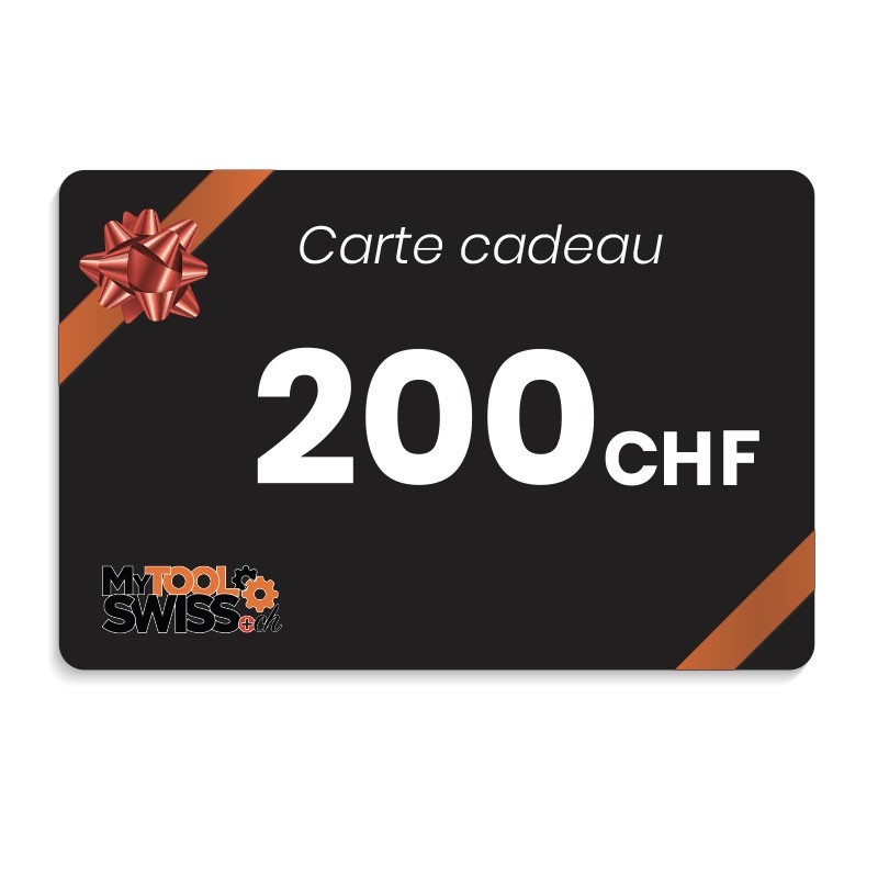 MyToolSwiss Geschenkkarte | 200 CHF