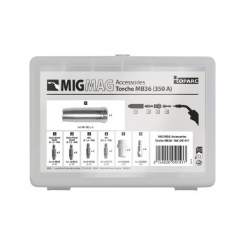 Coffret consommables torche MIG/MAG 350 A (MB36) Gys