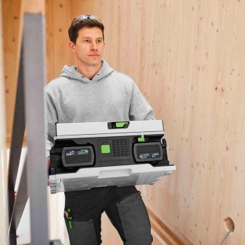 Scie circulaire sur table sans fil CSC SYS 50 EBI-Set Festool