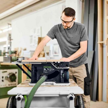 Scie circulaire sur table sans fil CSC SYS 50 EBI-Basic-Set Festool