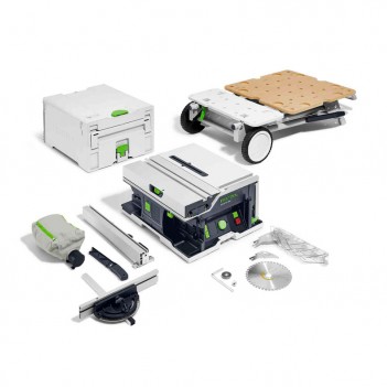 Scie circulaire sur table sans fil CSC SYS 50 EBI-Basic-Set Festool