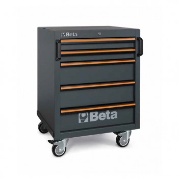 Werkzeugwagen mit 5 Schubladen für Werkstatteinrichtung C45PRO, C45PRO C5 Beta