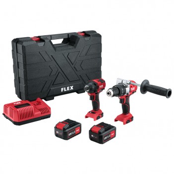 SET Schlagbohrschrauber PD 2G 18.0-EC + Schlagschrauber ID 1/4" 18.0-EC Flex
