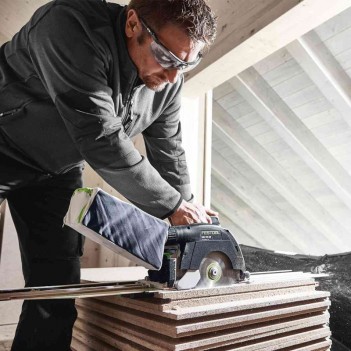 Scie circulaire à capot basculant sans fil HKC 55 5,0 EBI-Set-FSK 420 Festool