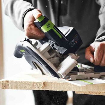 Scie circulaire à capot basculant sans fil HKC 55 5,0 EBI-Set-FSK 420 Festool