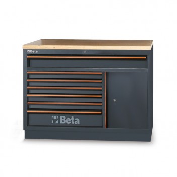 Module fixe établi avec 7 tiroirs C45PRO M7A Beta