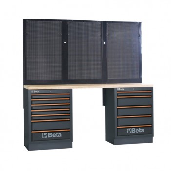 Etabli 2m combinaison d’équipements d’atelier C45PRO BP-2,0 Beta