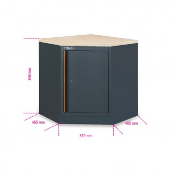 Module d’angle inférieur, pour ameublement C45PRO, C45PRO CAI Beta