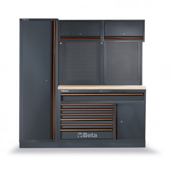 3-teilige Werkstattmöbel-Kombination C45PRO E Beta