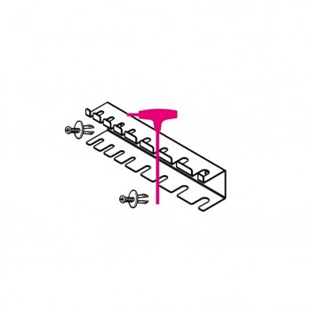 Support métallique pour 8 clés à poignée en T S96T/8 pour C45PRO Beta