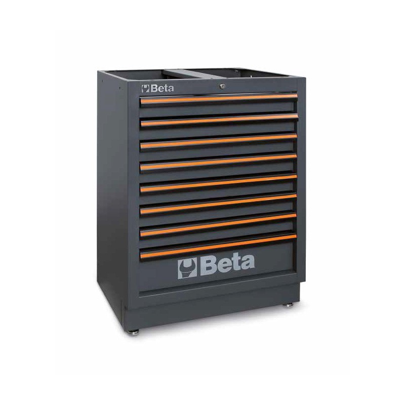Festes Modul mit 8 Schubladen C45PRO 2.0 M8 für Werkstatteinrichtung C45PRO Beta