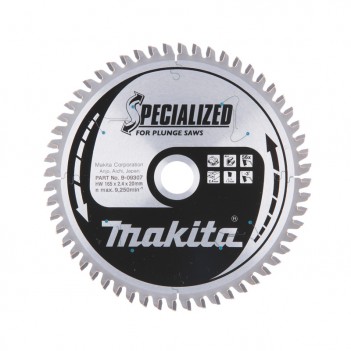 SPECIALIZED Kreissägeblatt für Eintauchsägen 165/20 B-09307 Makita