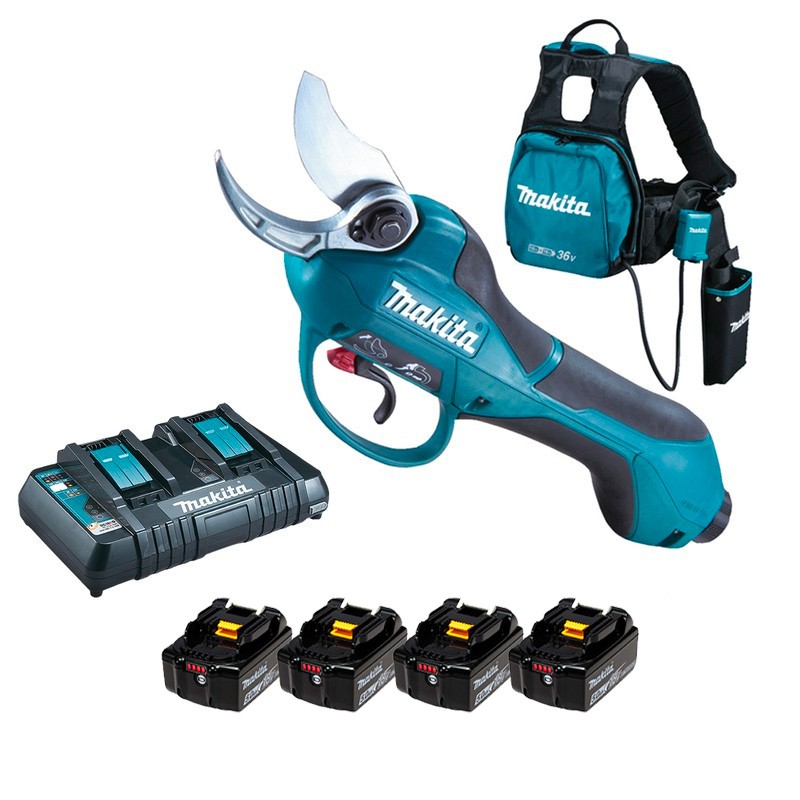 Reb- und Baumschere 2 x 18 V + 4 Akkus 5.0Ah Makita DUP362Z Reb- und Baumschere 2 x 18 V + 4 Akkus 5.0Ah Makita DUP362Z