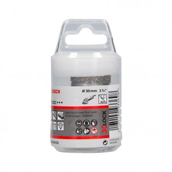 Couronne trépan de forage diamantées X-LOCK Best for Ceramic Dry 30x35mm Bosch