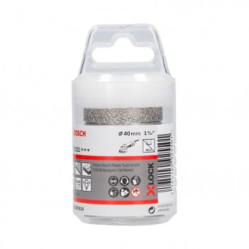 Couronne trépan de forage diamantées X-LOCK Best for Ceramic Dry 40x35mm Bosch