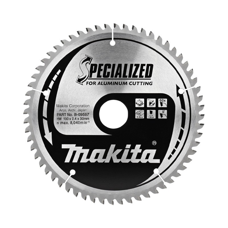 SPECIALIZED Kreissägeblatt für Aluminium 190/30 B-09597 Makita SPECIALIZED Kreissägeblatt für Aluminium 190/30 B-09597 Makita