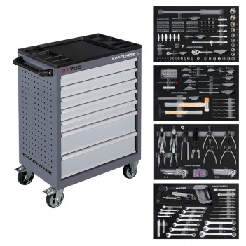Servante d'atelier BASIC LINE BT700, 7 tiroirs, 337 pcs Kraftwerk