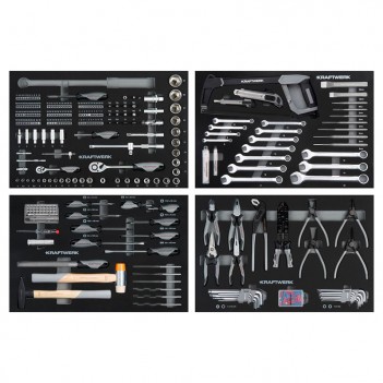 Servante d'atelier BASIC LINE BT700, 7 tiroirs, 337 pcs Kraftwerk