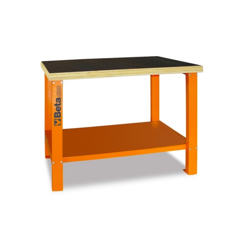 Werkbank mit Arbeitsfläche aus Holz 1500x930x720 mm Beta Werkbank mit Arbeitsfläche aus Holz 1500x930x720 mm Beta