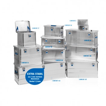 Confort Aluminium Box (10 Größen zur Auswahl) Alutec