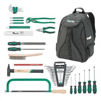 Sac à dos outils pour métal 41 pcs Fortis