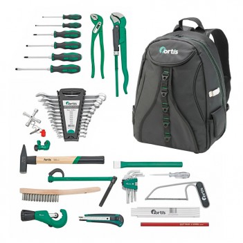 Sac à dos outils pour sanitaire 45 pcs Fortis