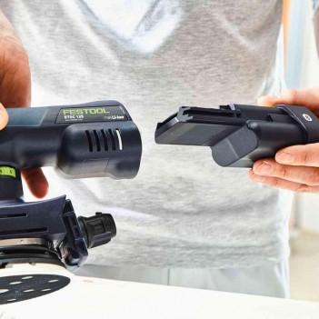 Akku-Exzenterschleifer ETSC 125 3,0 I-Plus Festool